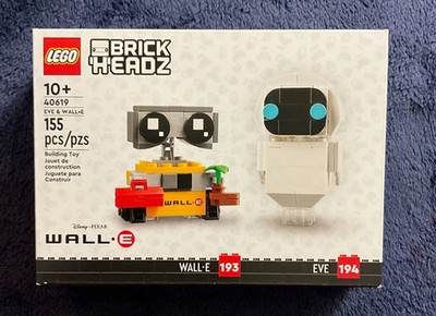 LEGO: BRICKHEADZ: EVE and WALL-E (40619). Brand NEW! Disney Characters. Pixar.