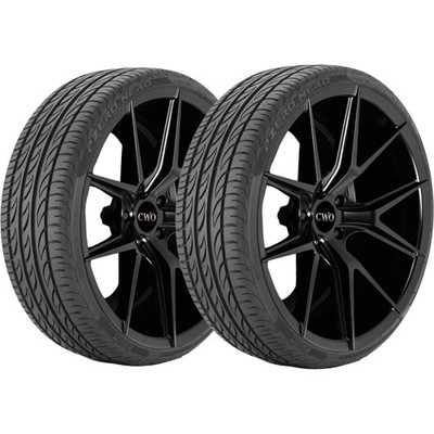(QTY 2) 255/50R21 Pirelli P-Zero Nero M+S 109H XL Black Wall Tires