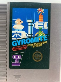 Gyromite NES Nintendo 5 Screw Cartridge Tested Authentic Cart Only