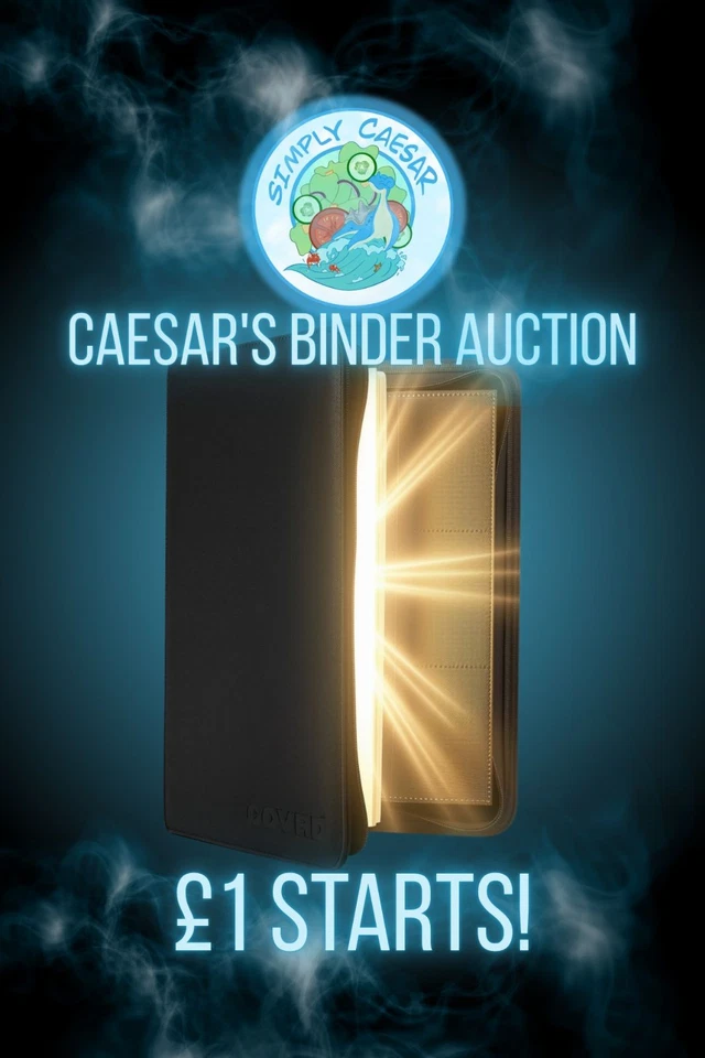 Caesar's Binder Auction! £1 Starts! PACKS IN THE BUY NOW!
