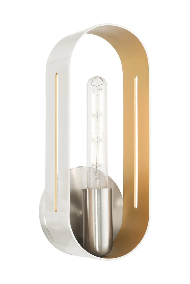 Aplique de pared Livex Lighting 45762 Ravena 13" de alto - bronce con latón antiguo Foto 3 de 4