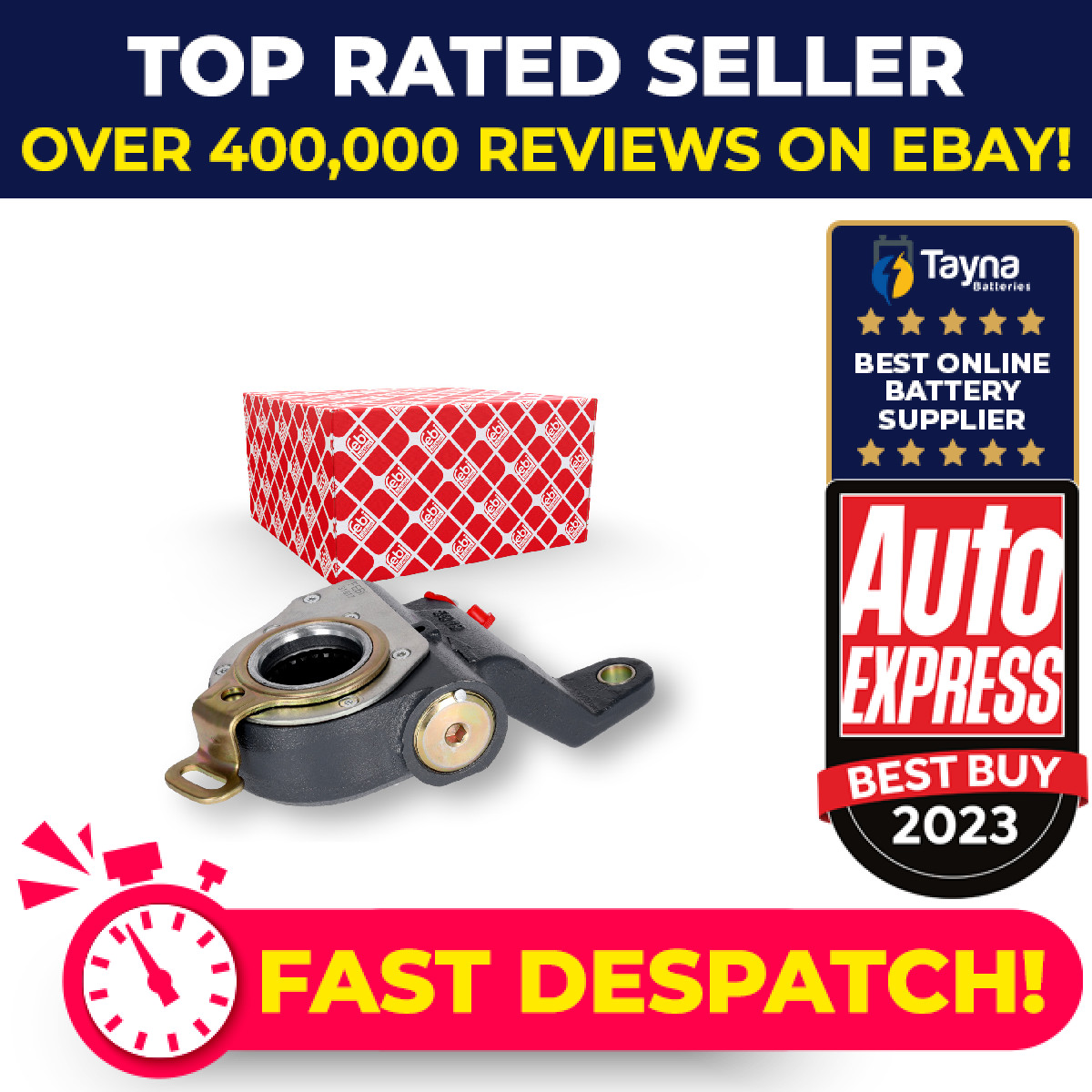 Automatic Slack Adjuster (Rh) Rear Right 31617 Febi 81506106252 81506106262 New
