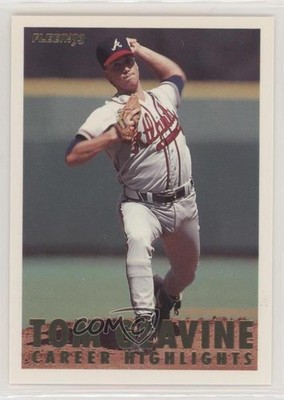 1993 Fleer Tom Glavine Career Highlights Tom Glavine #15 HOF 08de