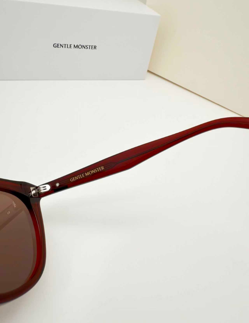 Gentle Monster Lady Lang RC3 Sunglasses Red/Brown With Case New | eBay