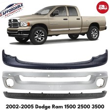 Front Bumper Chrome Bumper Cover Kit For 2002-2005 Dodge Ram 1500 2500 3500
