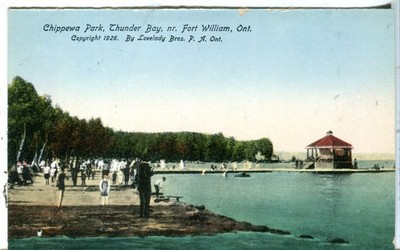 Kanada Thunder Bay Chippewa Park Pavillon 1926 Lovelady Publiziert Selten Blick