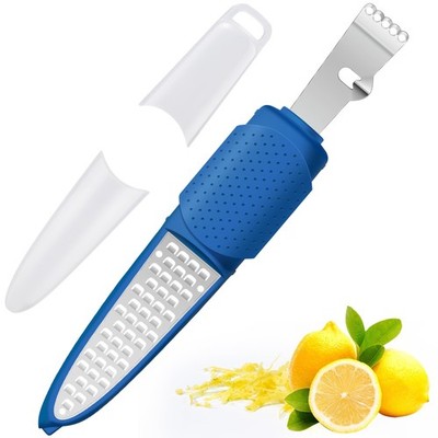 Stainless Steel Citrus Lemon Zester Garlic Grater for Parmesan Nutmeg Lime Spice