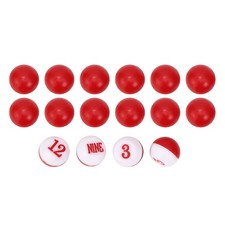 16 Numbered Tally Billiard Shaker Bottle Durable Rubber Home Entertainment For