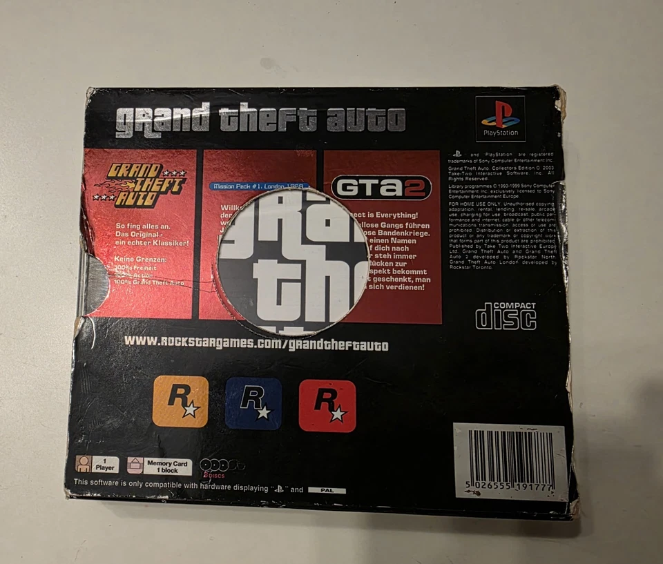 Grand Theft Auto Collectors Edition (GTA PSone, PS1, Sony PlayStation 1) - Bild 2 von 4