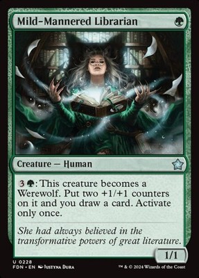Mild-Maniered Librarian (228)