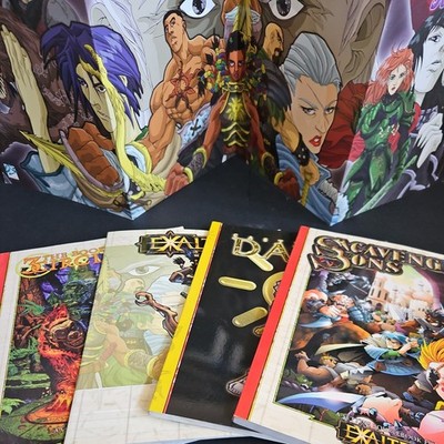 ERHABENE RPG-BÜCHER x5 Scavenger Sons Morgenröte Kaste 3 Kreise Geschichtenerzähler Komp. SP2
