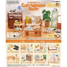 Peanuts Snoopy Cozy Weekend Room Series Re-Ment Miniature Doll Furniture
