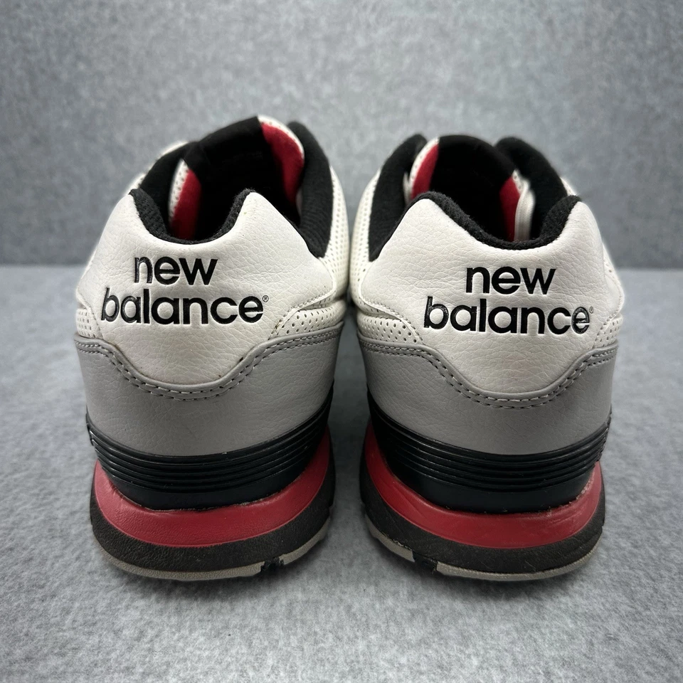 Zapatos de golf New Balance 574 Soft Spike para hombre talla 13 blanco negro cuero NBG574 Foto 2 de 4