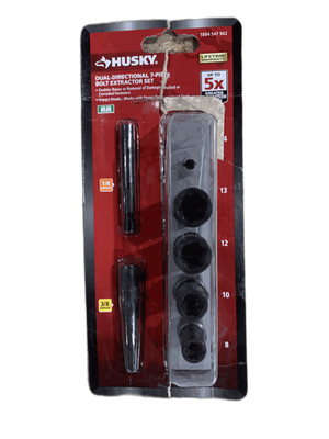 Husky Metric Dual Direction Extraction Socket Set (7-Piece) (MISSING 14mm)
