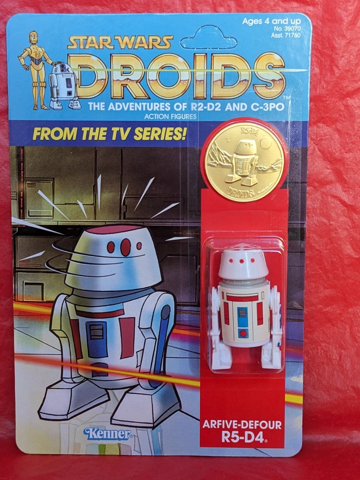 🔴⚪ Vintage Style Star Wars R5D4 Droids Stan Solo ⚪🔴 - Image 2 of 4