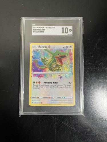 Rayquaza graded SGC 10 for sale on eBay