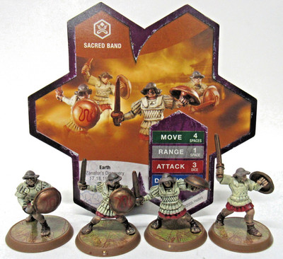 Hasbro HeroScape Sacred Band 2005 Einar Earth Zanafors Discovery