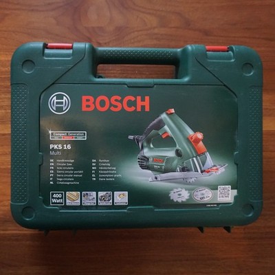 Bosch PKS 16 Multi Handkreissäge | Koffer + Anleitung | Staubsaugeradapter | 2 T