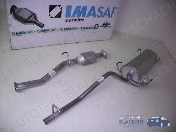 Imasaf Auspuffset Katalysator+Endtopf für Daihatsu Hijet II 1.3 16V Van 98-00-image