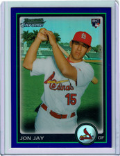 2010 Bowman Draft Picks & Prospects Chrome Jon Jay #BDP18 Purple Refractor (RC)