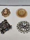 Vintage Costume Jewelry Pin Lot
