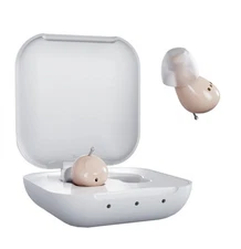 Audien ATOM 2 Wireless Rechargeable OTC Hearing Aid, Premium Comfort Design