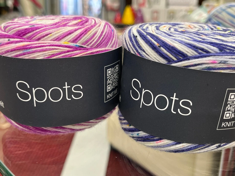 Lana Grossa Meilenweit SPOTS und DUSK,SW Merino/PA, 100g ca. 400m für Socken u.a - Bild 2 von 3