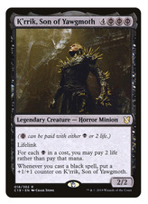 MTG - 1 x K'rrik, Son of Yawgmoth - Rare - Commander 2019 (C19) - M/NM
