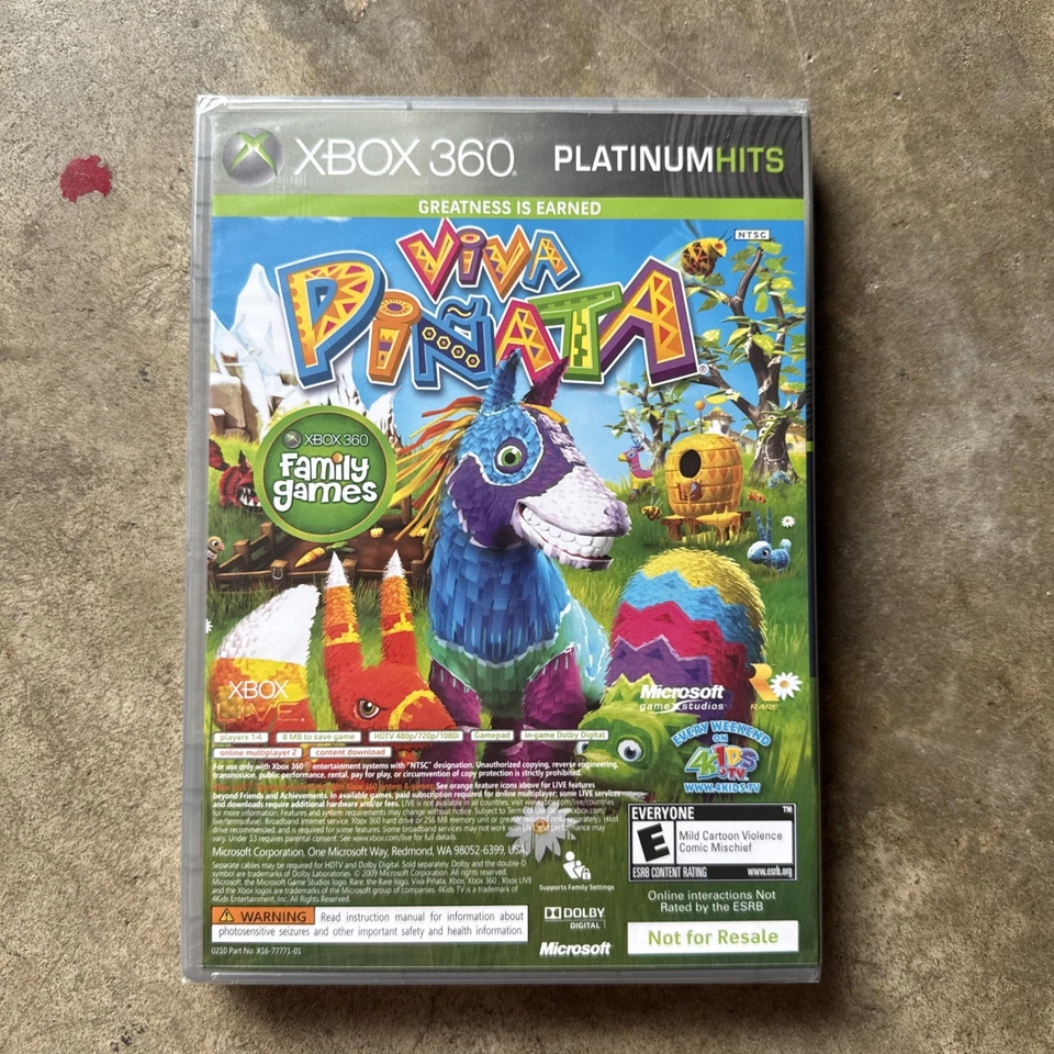NEW Banjo-Kazooie & Viva Pinata Platinum Hits (Xbox 360, 2010) *SEALED* - Image 2 of 2