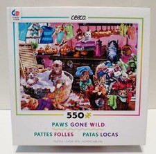 CEACO PAWS GONE WILD 550 PIECE JIGSAW PUZZLE 2323-2