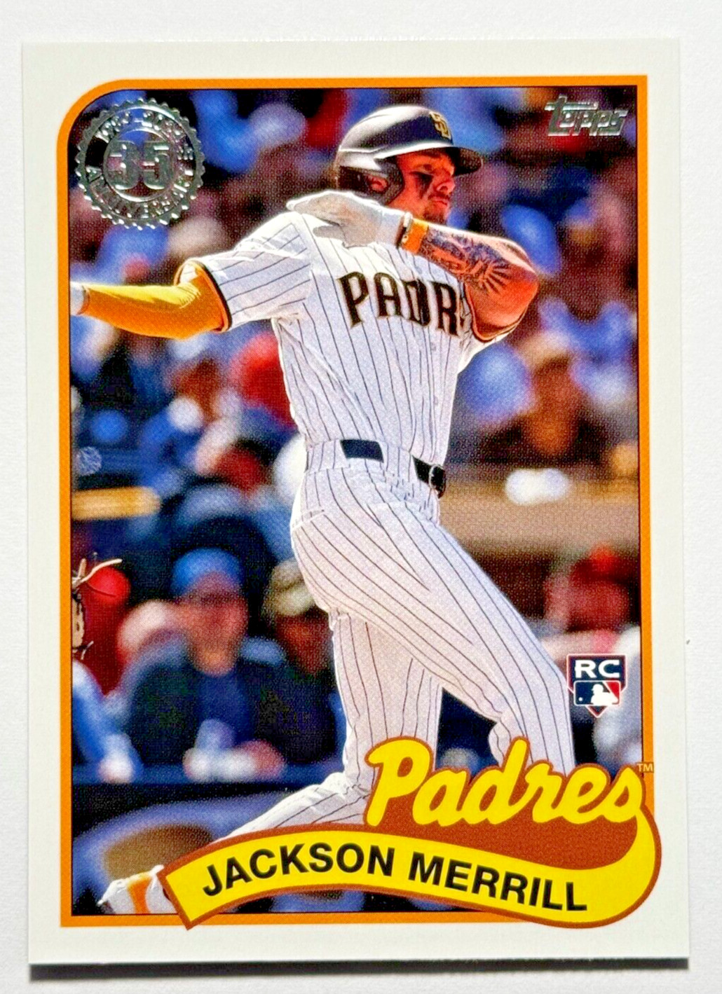 2024 Topps Update Baseball #89US-35 JACKSON MERRILL RC 1989 Retro