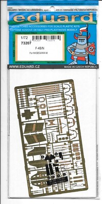 Eduard F-4B/N Phantom Photo Etch Details in 1/72 73 207 For