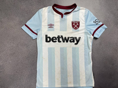 West Ham United 2021/2022 Away Umbro Fußball Trikot Gr. S