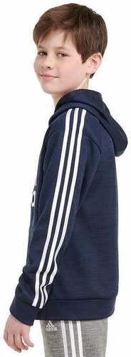 NEW Boy's Adidas Blue Fleece Lined Tech Hoodie Size XLarge 18 - 20 - Picture 2 of 9