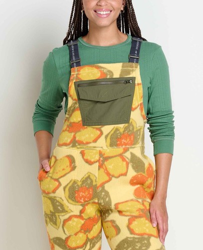Toad & Co Campo Fleece Overall Size XS $168 MSRP Rattan Floral Print - Picture 4 of 8
