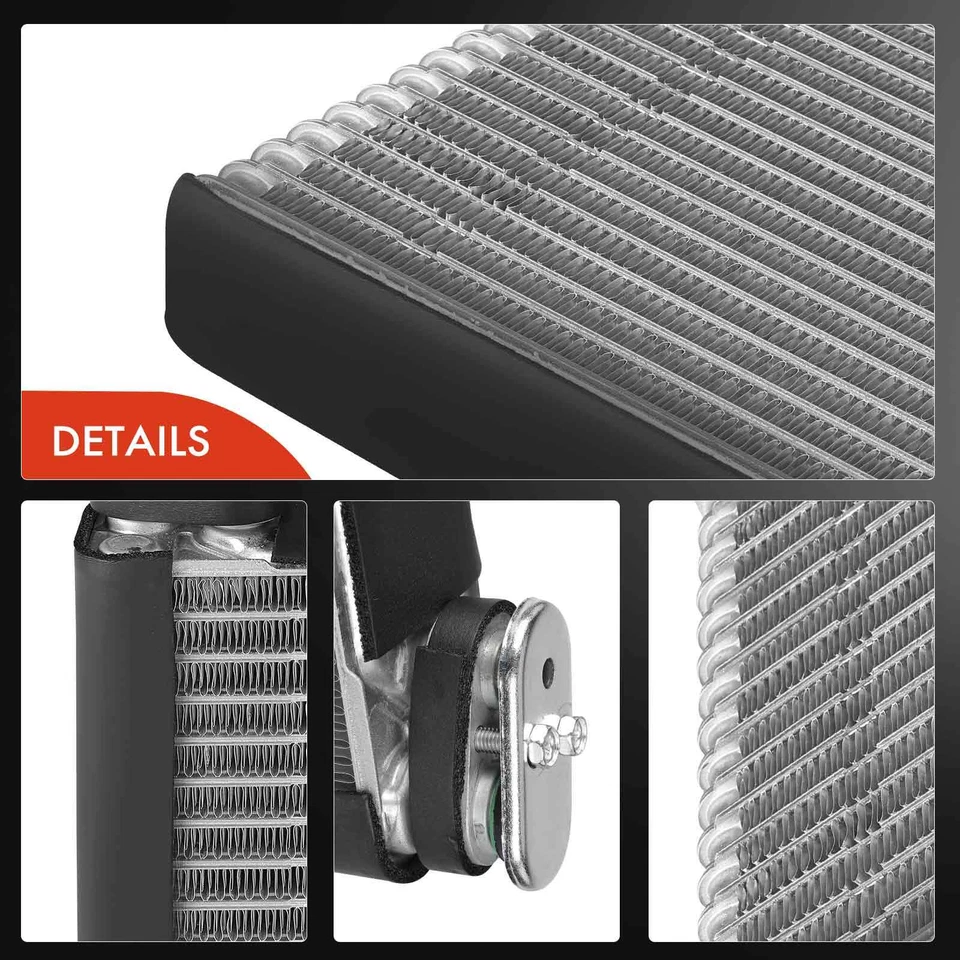 Aleta de placa de núcleo de evaporador de aire acondicionado delantero de aluminio para Honda Fit 2007-2008 L4 1,5 L Foto 4 de 4