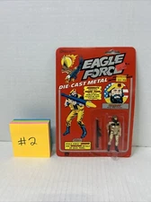 HARLEY ACE MECHANIC 1981 Mego Eagle Force Die Cast Metal Figure Sealed Z5 #2