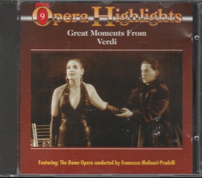 Great Moments from Verdi   Opera Highlights    Aida & La Traviata - CD