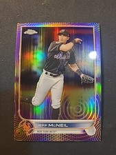 Jeff McNeil [Purple Yellow Pulse] #2 2022 Topps Chrome Sonic #'d 171/299