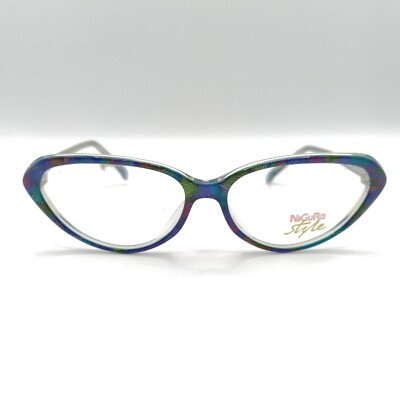 NiGuRa style Vintage Brille cateye no 690 C 135 lila/rosa/grün/blau 