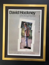 David Hockney | Vintage 1987 Signed Poster Print | Mounted and Framed