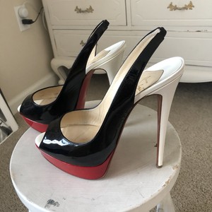 louboutin peep toe platform