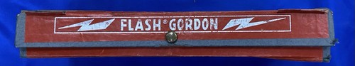 Vintage Circa 1940s Flash Gordon School Pencil Box Case Early Super Hero Old - Picture 3 of 4