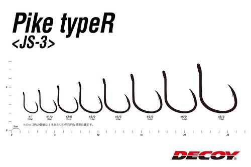 Decoy Pike Type-R JS-3 Single Hooks Multiple Sizes *US SELLER* Combine Shipping - Picture 9 of 11