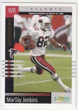 2003 Score Final Score Atlantic City National Promo MarTay Jenkins 1/1 Cardinals