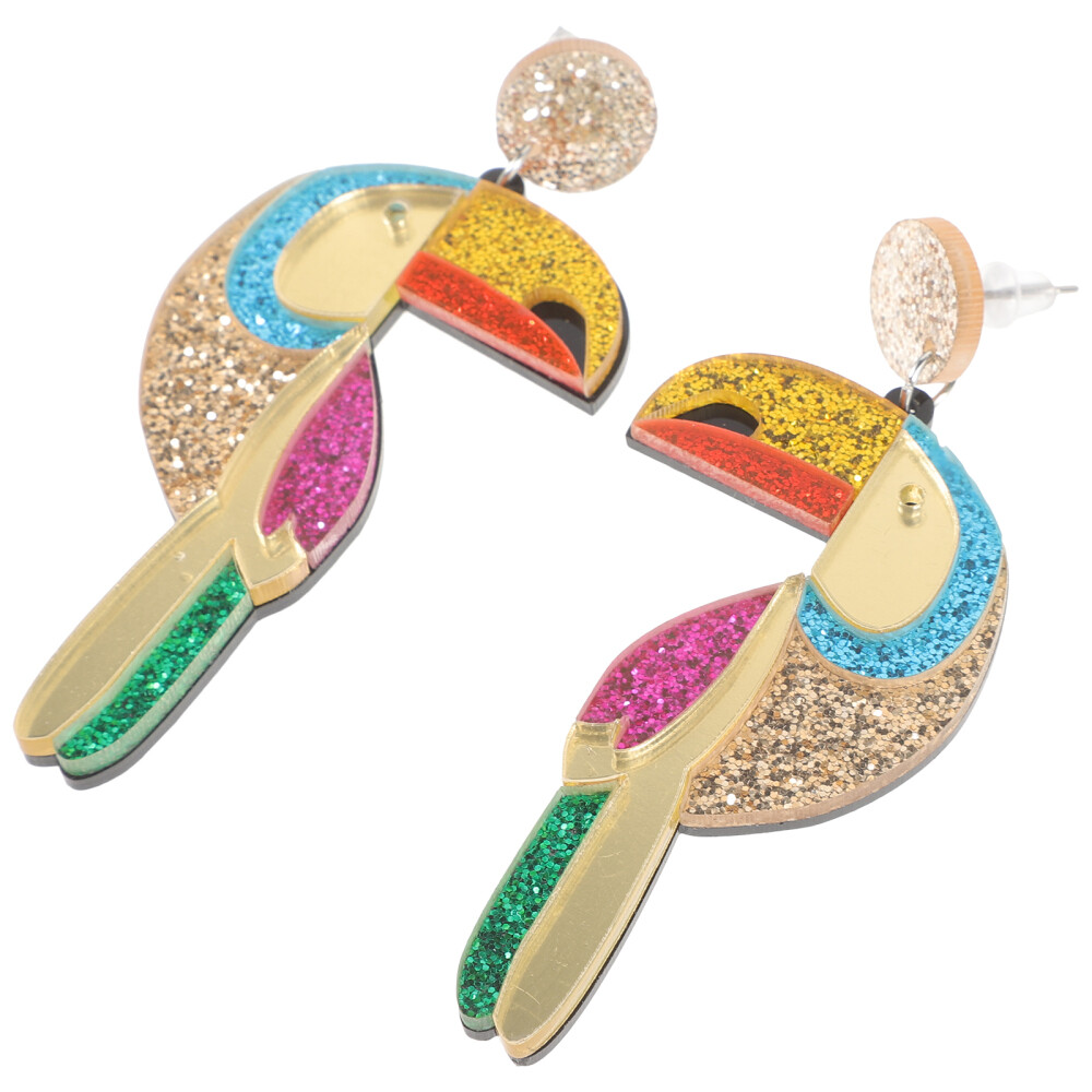 Stylish Cartoon Mother Miss Decorative Ear Studs Pendant Earrings