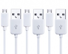 3x Micro USB Charger Charging Sync Data Cable for Samsung Galaxy S3 S4 S5 S6 S7