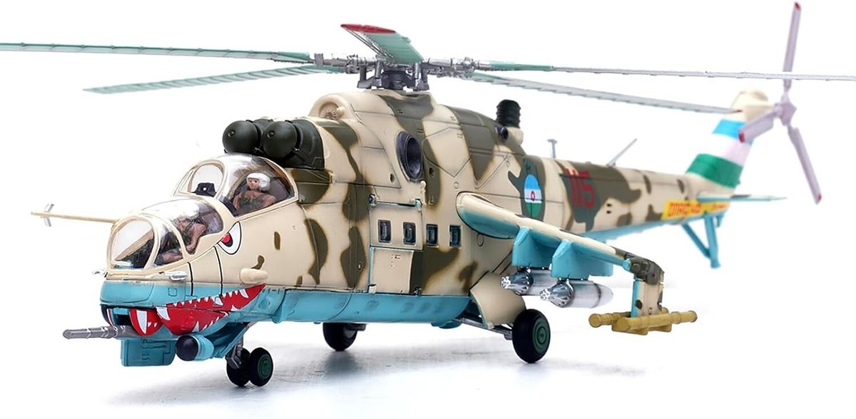 MI-24 Mi-24V Hind Attack Helicopter Gunship - Azerbaijan - 1/72 