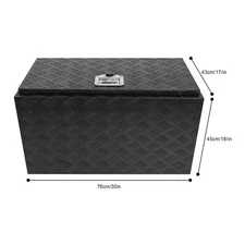 Aluminum Tool Box Truck Bed Underbody Trailer pickup Storage+Lock