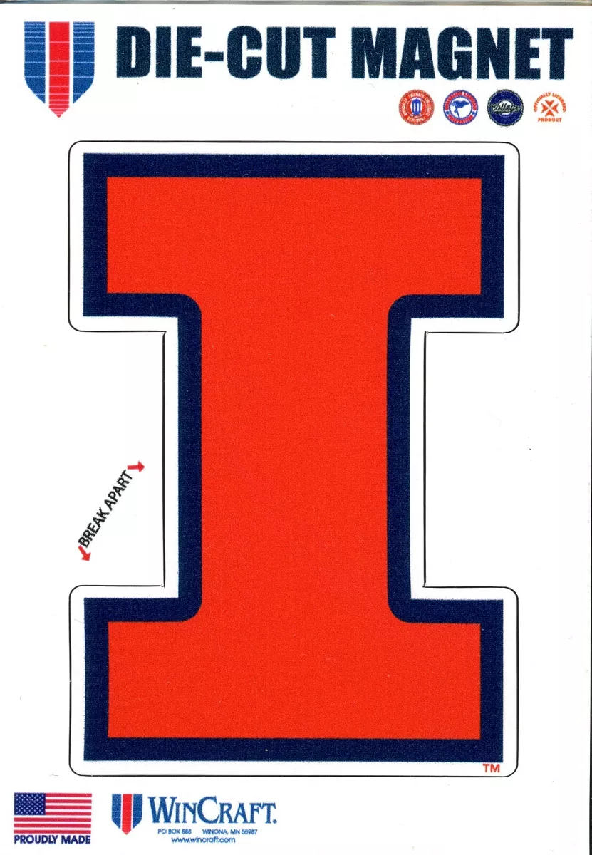 WinCraft Illinois Fighting Illini 2.5'' x 3.5'' Fridge Magnet